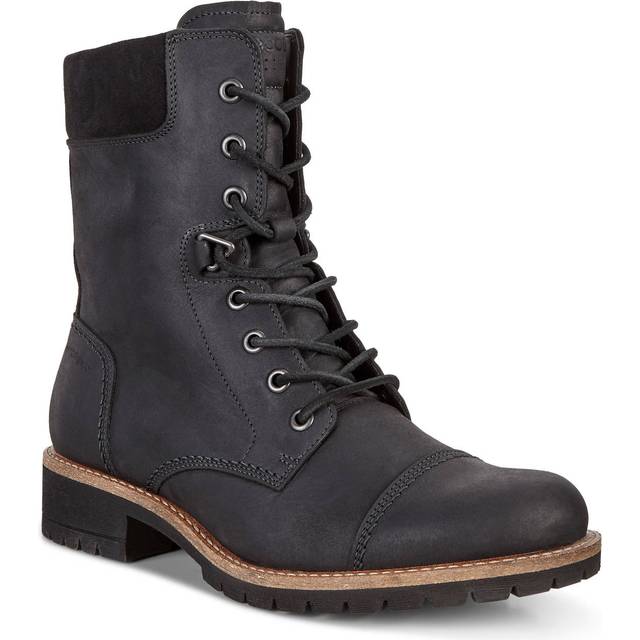 Ecco elaine Combat boots för kvinnor, Svart svart 43 51707, 37 EU