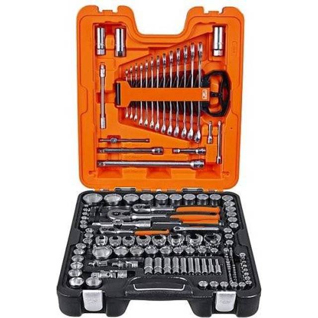 Bahco S138 Hylsnyckelsats 1/4, 3/8, 1/2, 138 delar