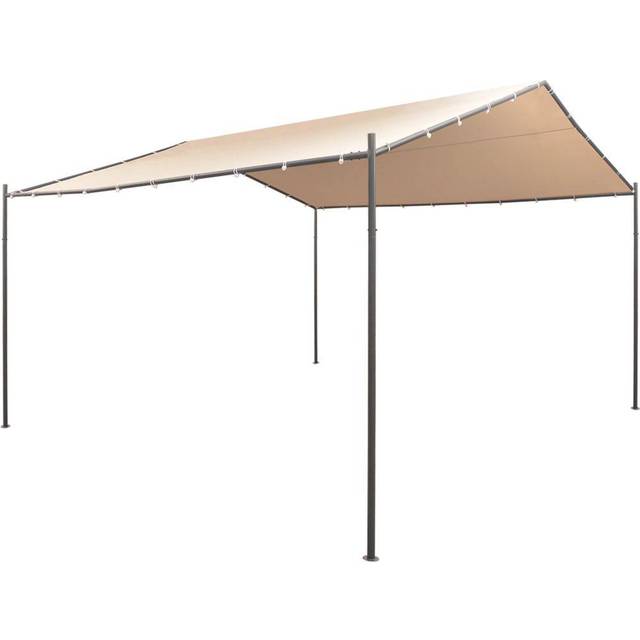 Paviljong 4x4 m stål beige