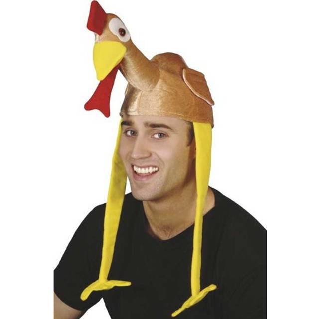 Gobbler bonnet turkey hat brown