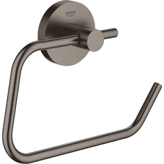 Essentials Toilet roll holder, Brushed Hard Graphite (40689AL1) - Grohe