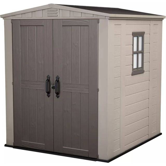 Keter Factor 6' x 6' Shed, Cream