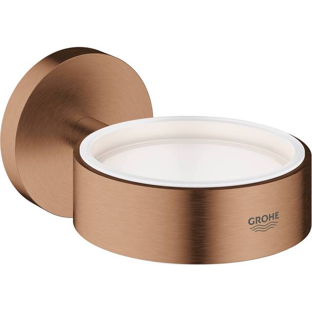 Essentials Soap/glass dish holder, Brushed warm sunset (40369DL1) - Grohe
