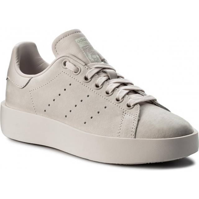 adidas Stan Smith Bold Womens Grey Trainers Leather (archived) - Size UK 7