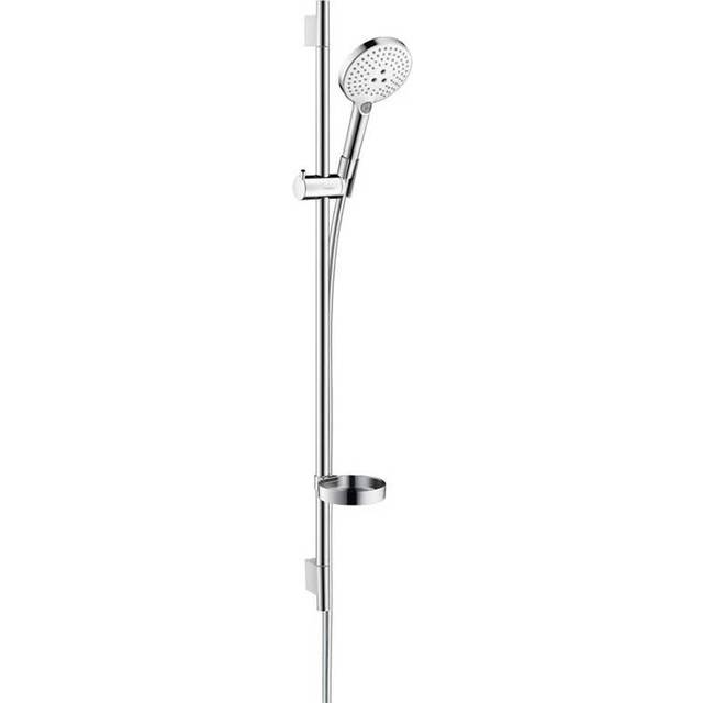 Hansgrohe Raindance Select S White/Chrome 120 3jet Shower Set With Sho