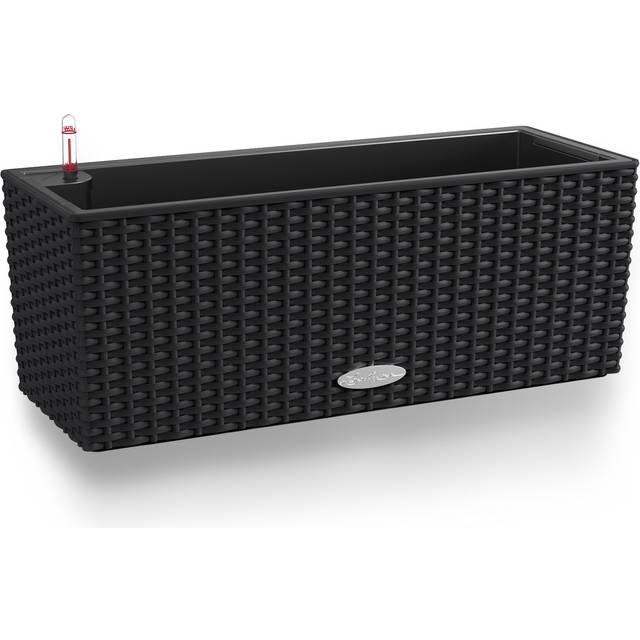 LECHUZA "BALCONERA Cottage 50" planteringskruka med bevattningssystem, vit, 50 x 19 x 19 cm