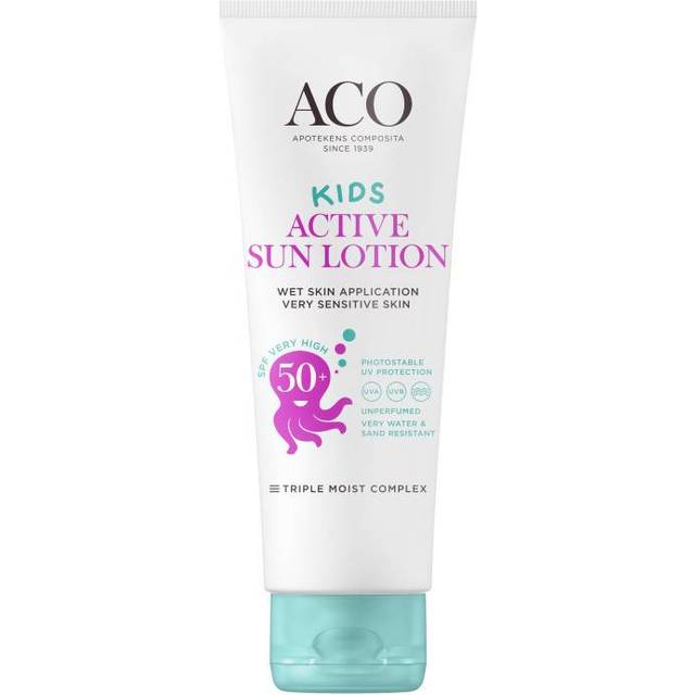 ACO Sun Kids Lotion SPF50+ Solskydd Barn 250 ml