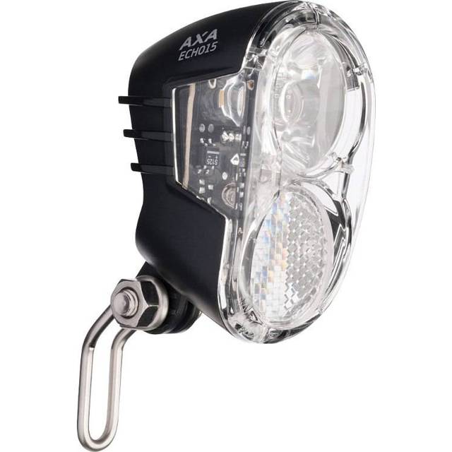 AXA 1 x framlampa strålkastare Echo 15, svart, 10,5 x 4,5 x 5 cm