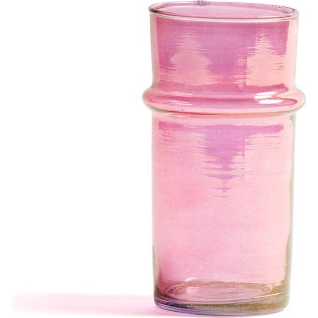 HAY - Moroccan Vase S - pink, blau/H 20,5cm/Ø 9,5cm - blue (20.5 x &#8960;9.5cm)