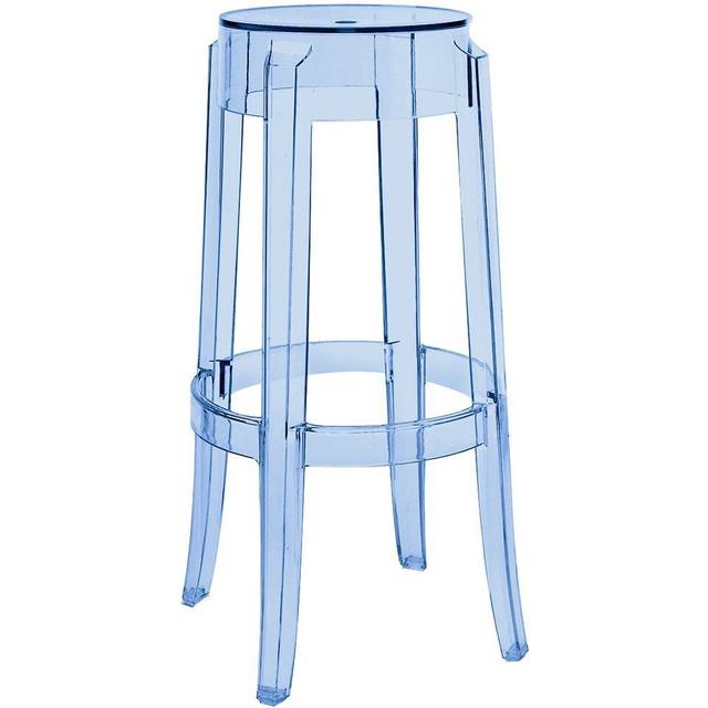 Charles Ghost Bar Stool 75 cm, Crystal