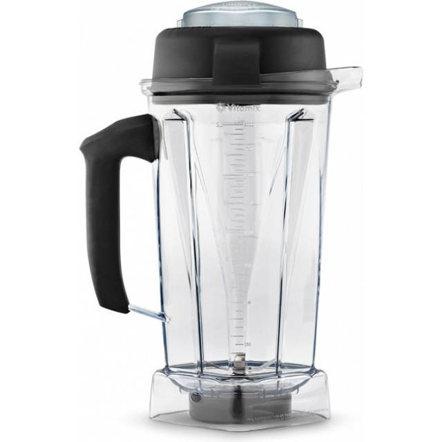 Extra Behållare med Kniv och Lock 2 liter - Transparent