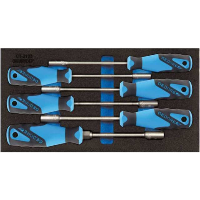 Werkzeugmodul 1500 CT1-2133, 6-tlg.1/3-Modul Steckschlü.SW5-10mm GEDORE