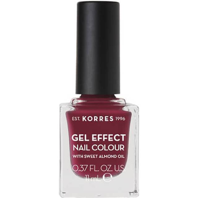 Korres Sweet Almond Gel Effect Nail Colour #74 Berry Addict 11ml