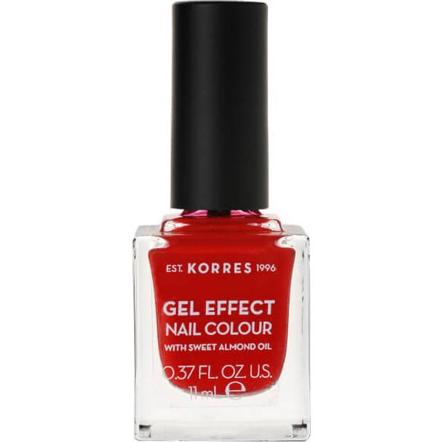 Korres Sweet Almond Gel Effect Nail Colour #53 Royal Red 11ml