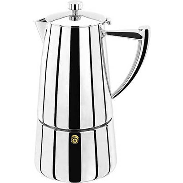 Stellar Art Deco 18/10 Stainless Steel Espresso Maker (0.4L)