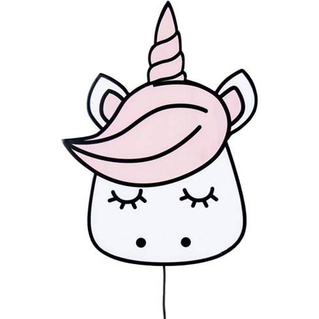 Unicorn Vägglampa Rosa Utgått