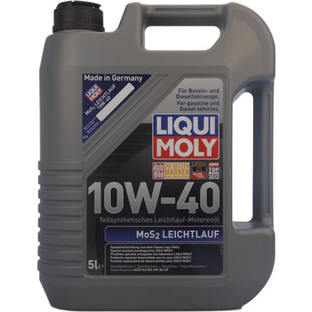 Liqui Moly MoS2 Leichtlauf 10W40 Semi Synthetic Engine Oil - 5 Litre
