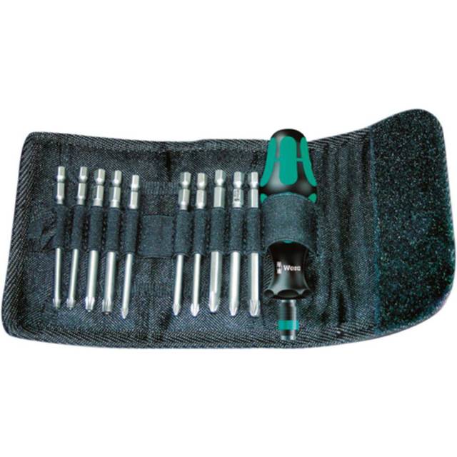 Wera 05059299001 Kraftform Kompakt 41 Nut/PZ/PH/Torx BO Set of 11