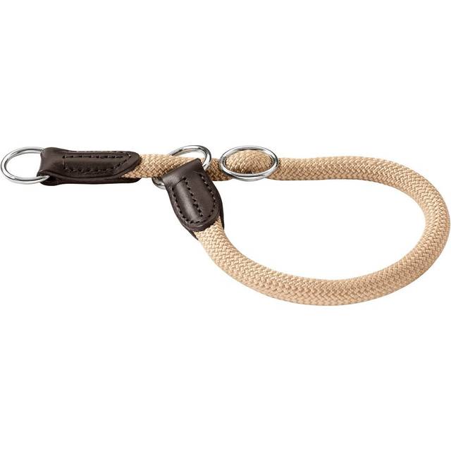 HUNTER Freestyle dressyr, hundhalsband, dragpropp, robust, väderbeständig, 50 (M-L), brun