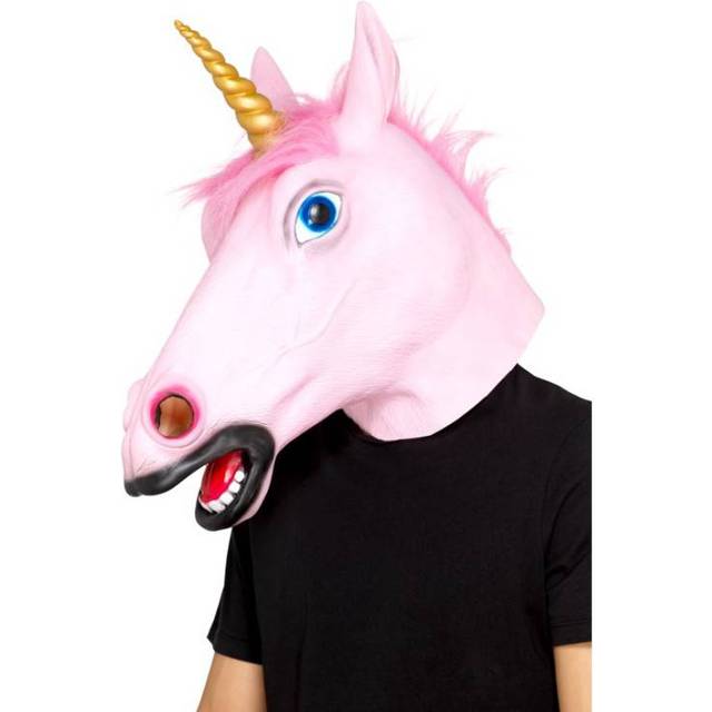 Unicorn Latex Mask (48874)