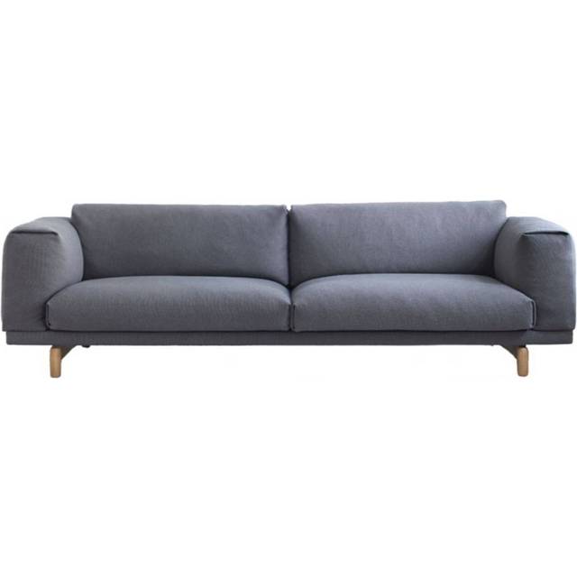 Muuto Rest soffa 2-sits-remix 163 grey-ekben