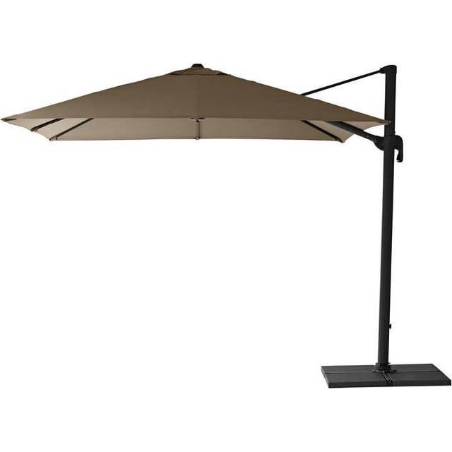 Cane-Line - Hyde Luxe Tilt Parasol 3 X 3 M - Antracite - Parasoll - Cane-line Design Team