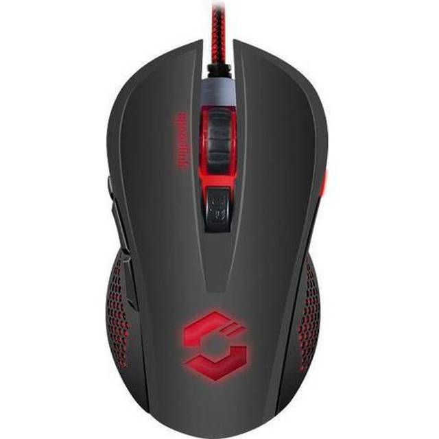 Speedlink 5-knappars spelmus PC/dator – torn gaming Mouse USB (snabbknappsknapp, upp till 3 200 dpi, med LED-belysning) svart