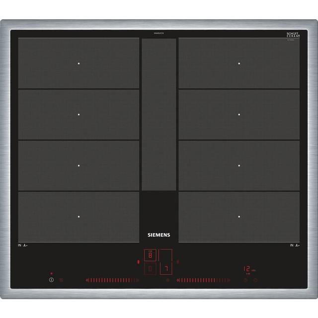 Siemens Spishäll EX645LYC1E iQ700, elektrisk, keramik, glaskeramik, 58,3 cm, Power Boost-funktion, svart