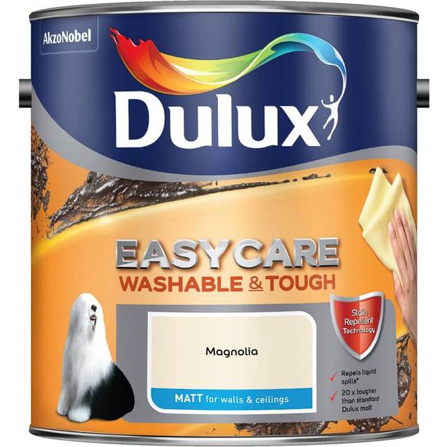 Dulux Easycare Washable and Tough Matt, Magnolia 5L