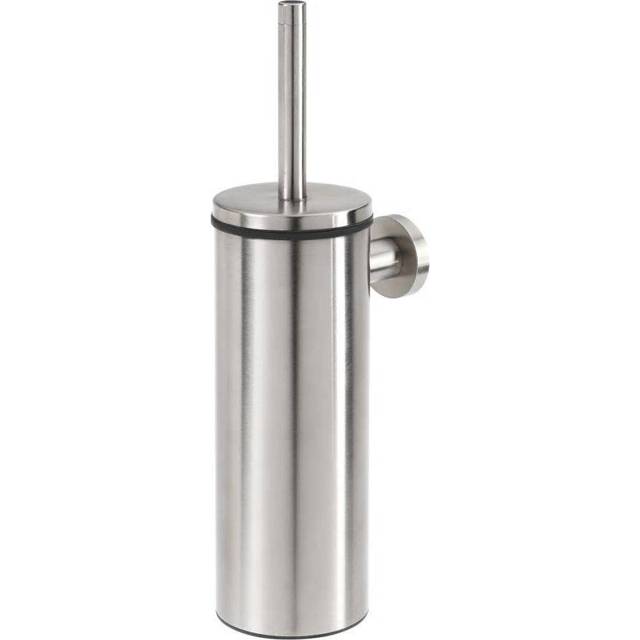 Boston Toilet Brush and Holder, Stainless Steel Brushed, 9.3 x 35.6 x 12.6 cm