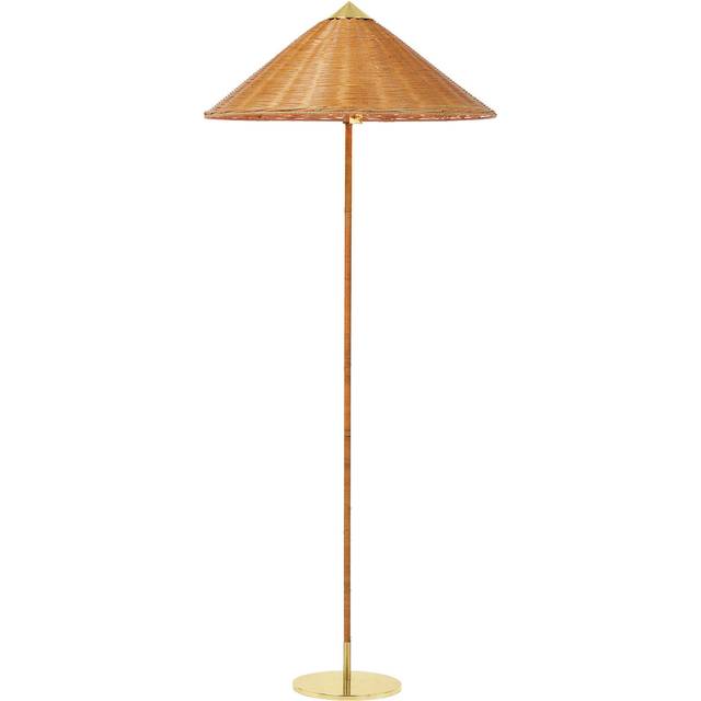 Gubi - 9602 Floor Lamp - natur/H x Ø 152x63cm/Lampenschirm Korbgeflecht - natural (152.0 x &#8960;63.0cm)