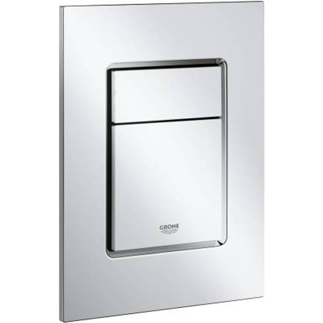 Grohe Skate Cosmopolitan Small Flush Plate - Chrome Finish: Chrome