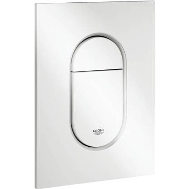 Grohe Arena Cosmopolitan Flush Plate Finish: Alpine White