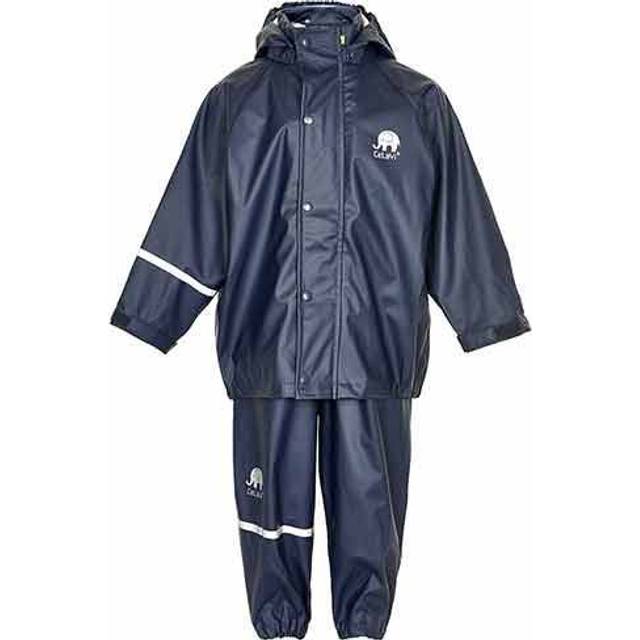 Celavi Navy Blue 2 Piece Rainsuit - 8-9 year