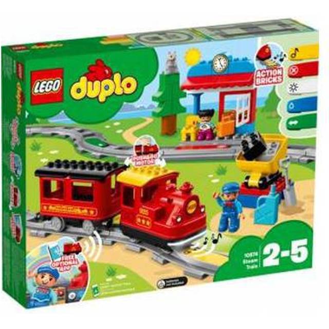 LEGO Duplo Damptog 10874 - Legetøj til 1 årig - TIl den lille