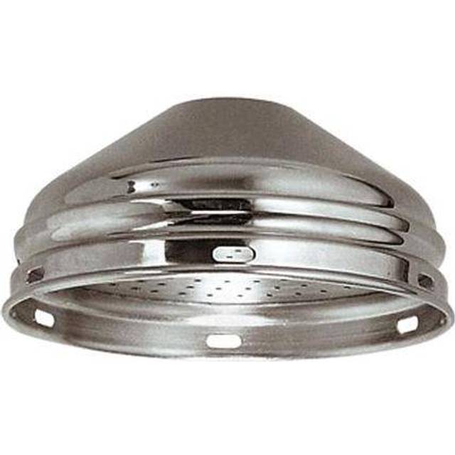 Relexa Basic 85  Head Shower 1 Spray Rain Pattern Round Ceiling Shower Head 85 mm Brass Tin Plate Wall Mounted Exposed Low Pressure Chrome 28404000