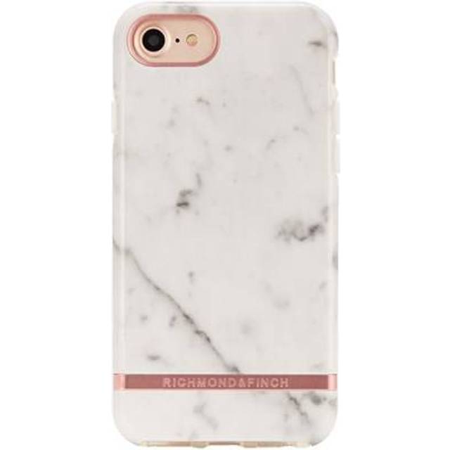 Richmond And Finch White Marble - Rose iPhone 6/6S/7/8 Cover