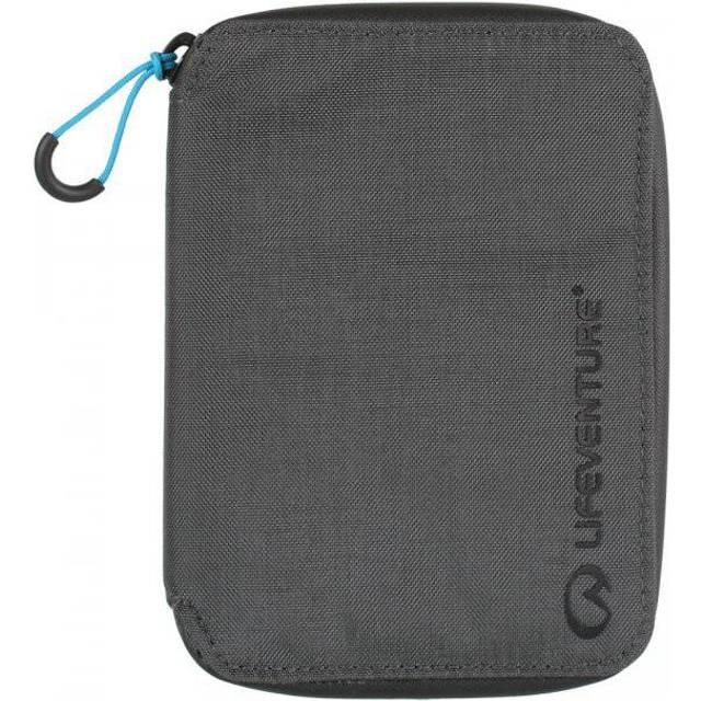 Lifeventure RFiD Mini Document Wallet - RFiD Protected - 7 Card Slots - 1 ID Window - Passport Pocket - Walking - Travelling - Casual - Grey