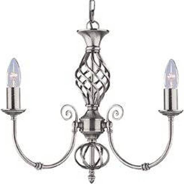 Searchlight 8393-3 Zanzibar 3 Light Antique Brass Fitting