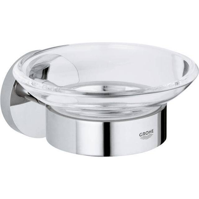GROHE 40444001 Essentials Soap Dish and Silver Holder