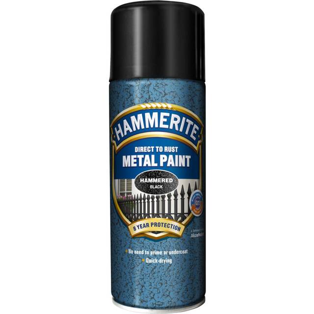 Hammerite Hammarlack slät silver, spary 400 ml
