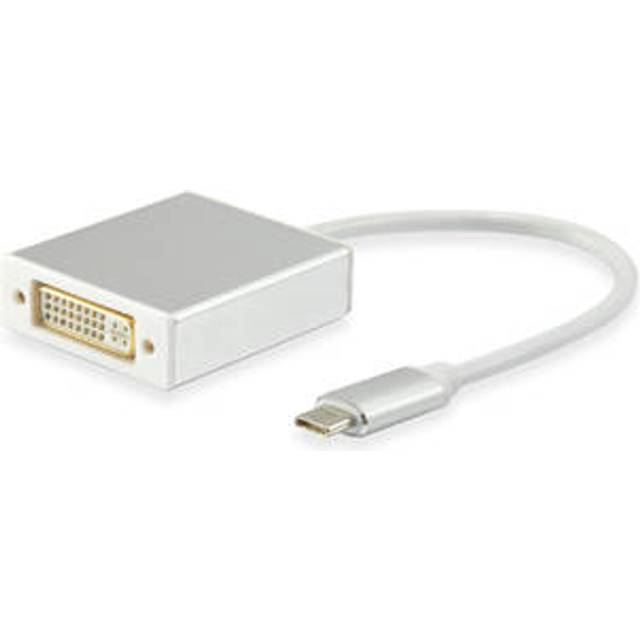 Equip USB typ C-kontakt till DVI-I Dual Link uttag adapter