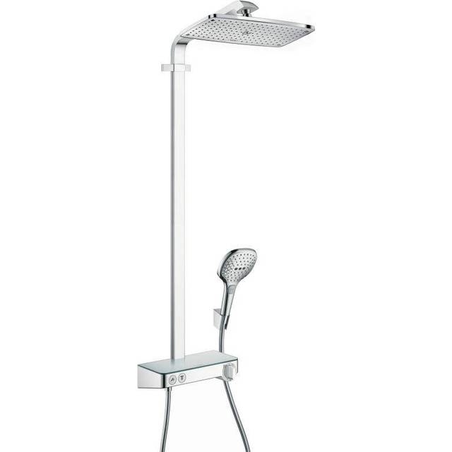 Hansgrohe Raindance E Chrome Showerpipe 360 1jet With ShowerTablet Sel