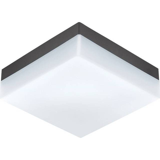 Eglo - Sonella - led Outdoor Flush Ceiling Light Anthracite IP44