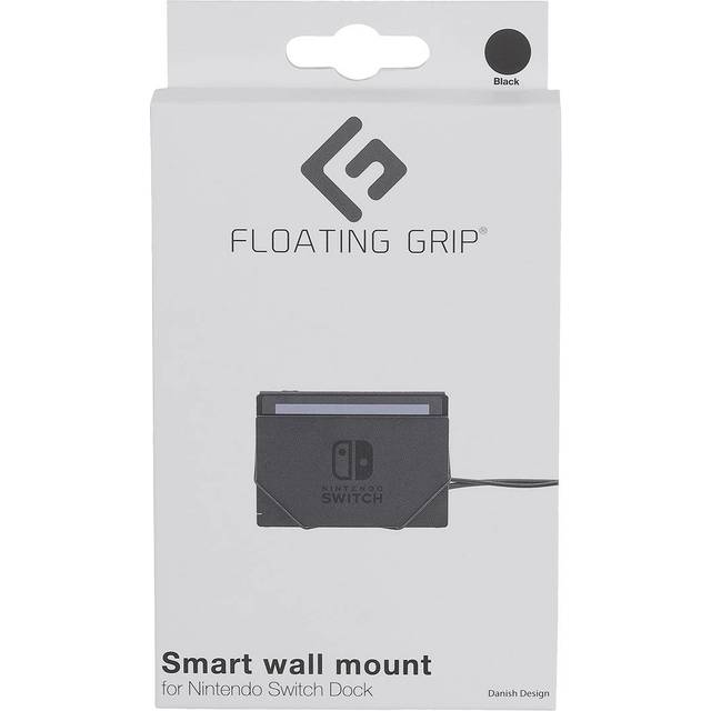 Nintendo Switch dock wall mount by FLOATING GRIP®, Black