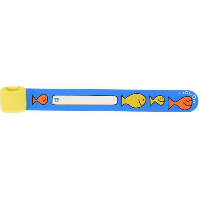 Infoband Flerfärgad fisk ID-armband