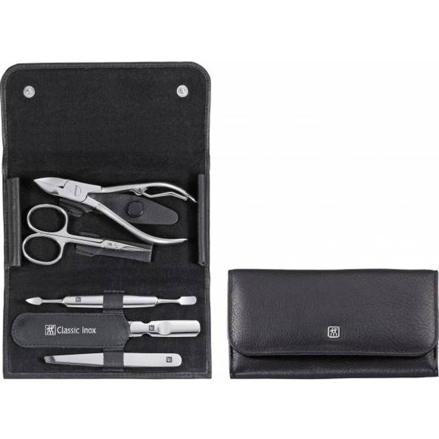 ZWILLING CLASSIC 5-pcs Calf leather Snap fastener case black - 5pc