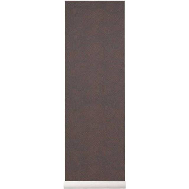 Florale Tapete Coral von Ferm Living - Bordeaux/ Dark Blue - violet