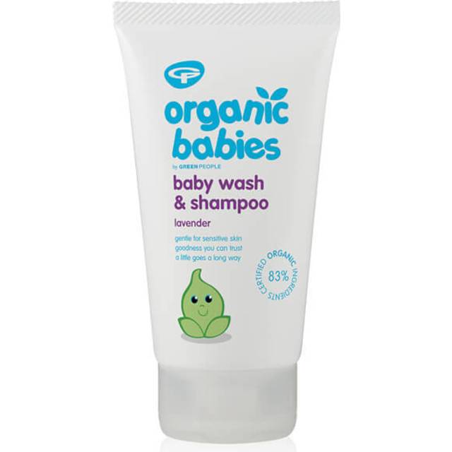 Organic Babies Baby Wash & Shampoo Lavender Scented 150ml