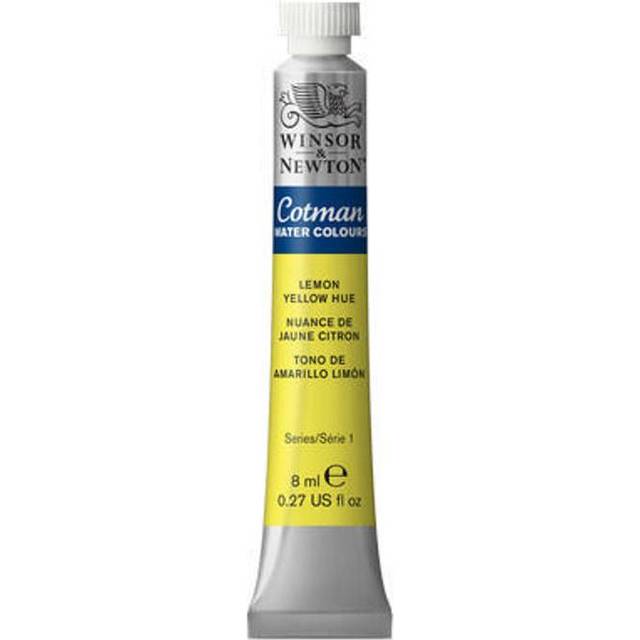 Winsor & Newton Cotman Watercolour Tube 8ml Lemon Yellow Hue - Lemon Yellow (Hue)